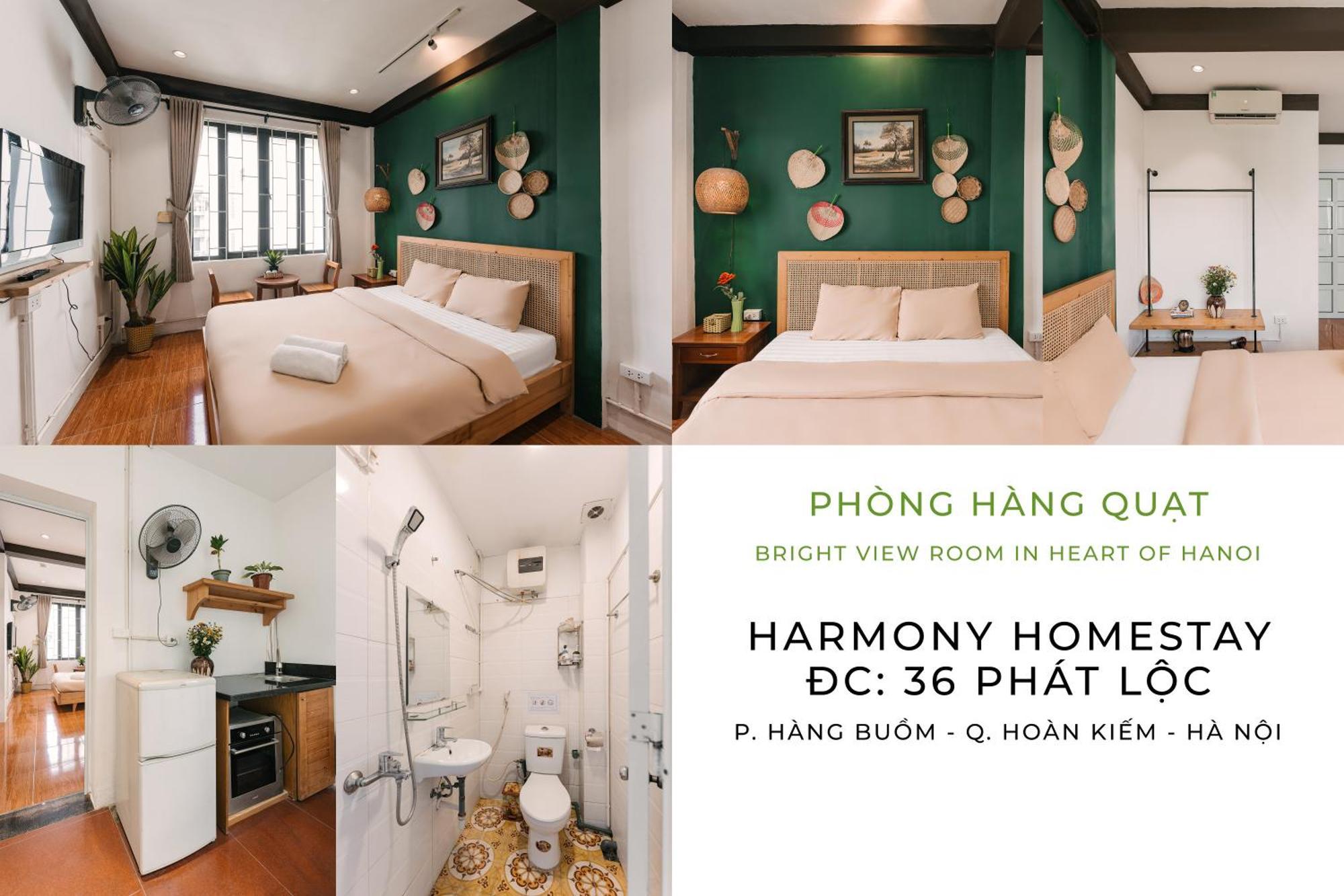 Harmony Homestay - Hanoi Homestay In Old Quarter ภายนอก รูปภาพ